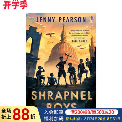 【预售】弹片少年 Shrapnel Boys 原版英文青少年读物 入围卡内基文学奖