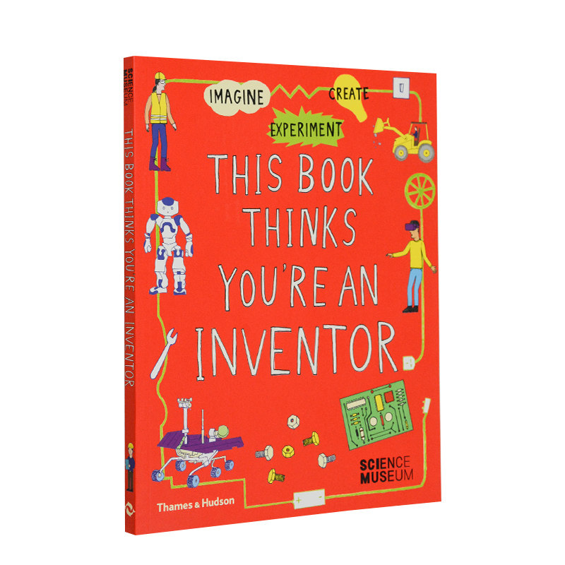 【预售】这本书认为你是一个发明家This Book Thinks You’re an Inventor 想象实验创造6-12岁孩子互动游戏图册 英文原版书籍进口