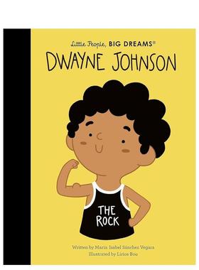 【现货】【小人物，大梦想】巨石强森 【Little People，Big Dreams】Dwayne Johnson 原版英文儿童绘本图书