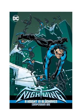 【预售】DC漫画 夜翼：布鲁德黑文的骑士纲要第一册 Nightwing 英文漫画书原版进口图书 平装美漫书籍Dixon