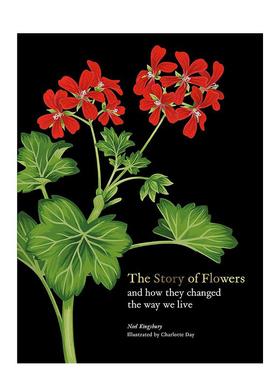 【预售】花之书：100种花的故事 The Story of Flowers: And How They Changed the Way We Live 原版英文艺术插画原画设定集图书