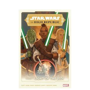 预售 Light Omnibus 绝地之光 The Republic Wars Star 图书 原版 星球大战 英文漫画 Phase 至高共和国 Jedi High
