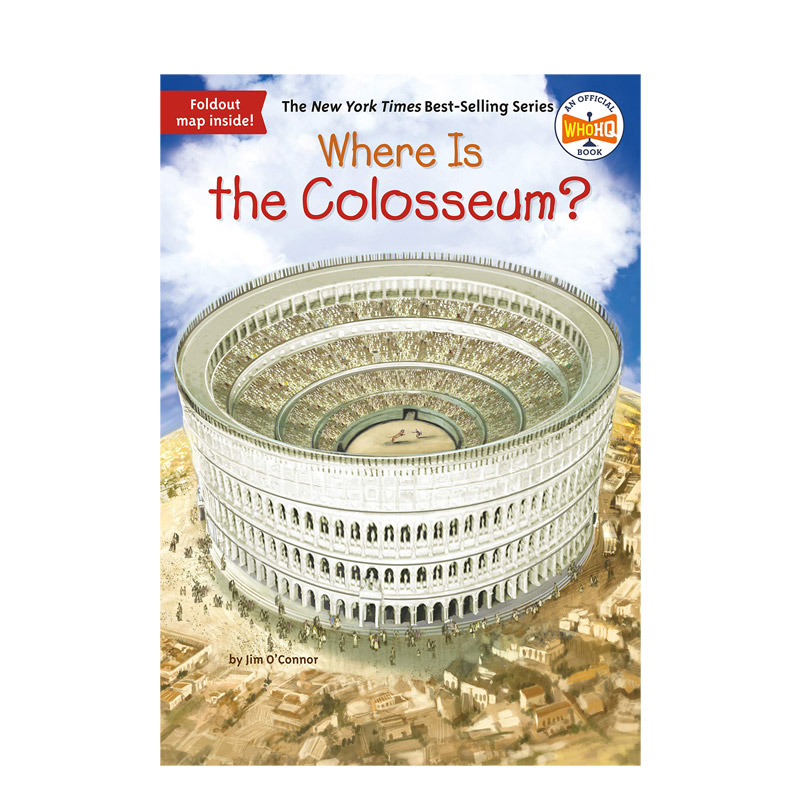 【现货】古罗马斗兽场在哪里?Where Is The Colosseum?英文原版儿童故事阅读进口图书书籍