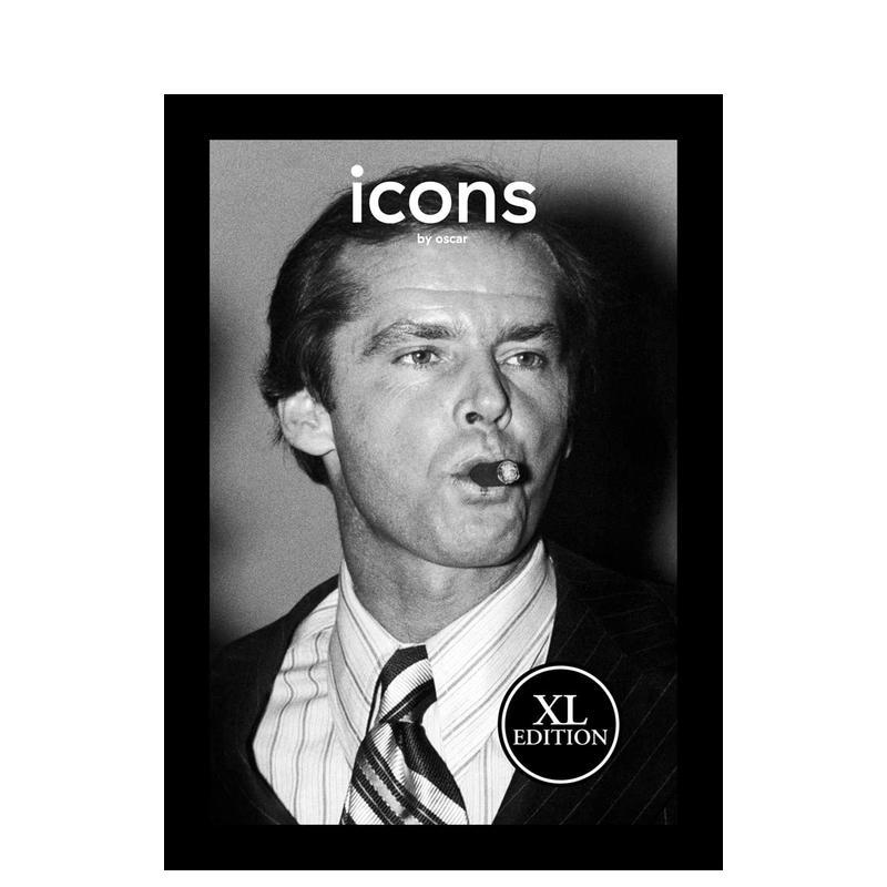 【预售】Icons by Oscar XL Edition，奥斯卡·阿博拉菲亚:名人肖像图书