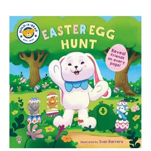 【预售】金泰迪:复活节寻蛋 Build-A-Bear: Easter Egg Hunt 原版英文儿童绘本图书