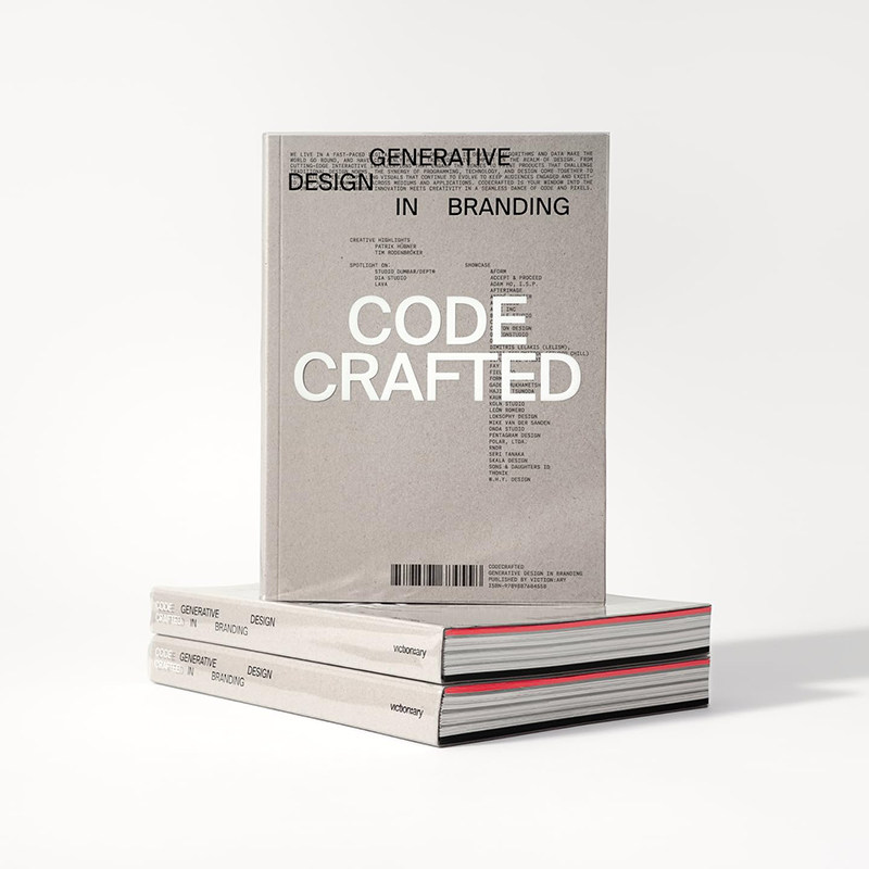 【预售】代码匠心：品牌设计中的生成式设计 Code Crafted: Generative Design in Branding 原版英文字体图案标志设计图书书籍
