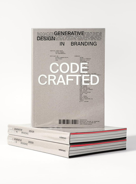 【预售】代码匠心：品牌设计中的生成式设计 Code Crafted: Generative Design in Branding 原版英文字体图案标志设计图书书籍