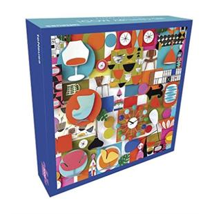 【现货】20世纪中叶现代派份子:1000片拼图 Mid-Century Mod! : 1000 Piece Puzzles 原版拼图图书