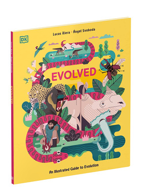 【现货】图解物种进化Evolved: An Illustrated Guide to Evolution DK儿童 少儿自然科学理科课外科普图集读物 英文原版书籍进口