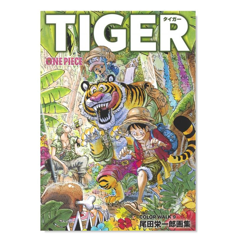 【现货】海贼王 插画集9 ONEPIECEイラスト集 COLORWALK 9 TIGER 日文动画原画设定集 原版图书外版进口书籍 尾田 栄一郎