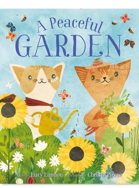 【现货】和平花园 Peaceful Garden, A英文儿童绘本原版图书进口书籍London, Lucy