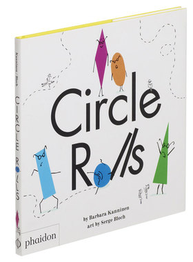 【现货】Circle Rolls 滚圈圈 英文原版儿童艺术启蒙 7-12岁书籍进口