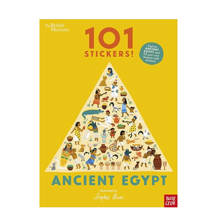 【预售】大英博物馆101贴纸：古埃及 British Museum 101 Stickers!Ancient Egypt 英文原版儿童贴纸书历史科普3-6岁 Sophie Beer