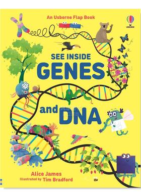 【预售】【翻翻书】基因及DNA 英文儿童趣味 【See Inside】Genes & DNA 英文儿童趣味原版图书进口外版书籍 Laura Cowan