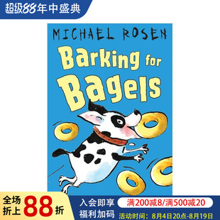 【预售】【罗森与罗斯】贝果的诱惑 【Rosen and Ross】Barking for Bagels 原版英文儿童桥梁书