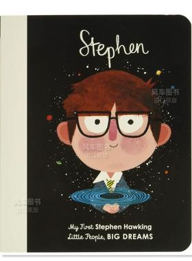 【现货】小人物大梦想系列史蒂芬霍金 英文原版儿童人物传记绘本 Stephen Hawking(Little People, BIG DREAMS,22) 励志故事3-6岁