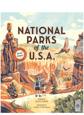 【预售】美国国家公园 【Americana】National Parks of the USA 原版英文儿童绘本图书