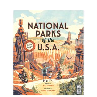【预售】美国国家公园 【Americana】National Parks of the USA 原版英文儿童绘本图书