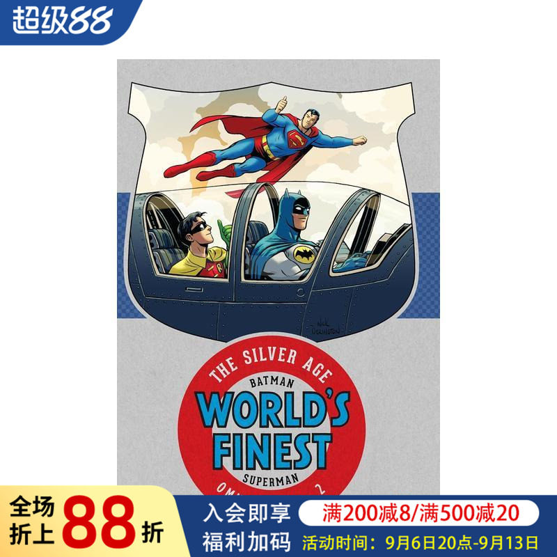 【现货】DC漫画 蝙蝠侠/超人 世界之巅:白银时代合集卷2(新版) Batman & Superman in World's Finest 英文漫画书原版进口美漫书籍