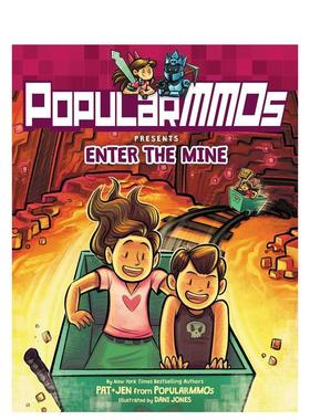 【现货】群众进入地雷 PopularMMOs Presents Enter the Mine 原版英文儿童分阶阅读图书书籍