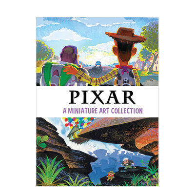 【现货】皮克斯工作室的微型艺术收藏 迷你书 Pixar: A Miniature Art Collection 英文原版动画电影草稿概念艺术画册集书籍进口