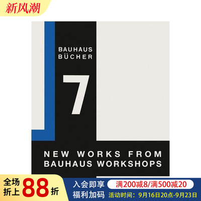 【预售】【Bauhausbücher 7】New Works from Bauhaus Workshops 1925，包豪斯工作室的新作图书
