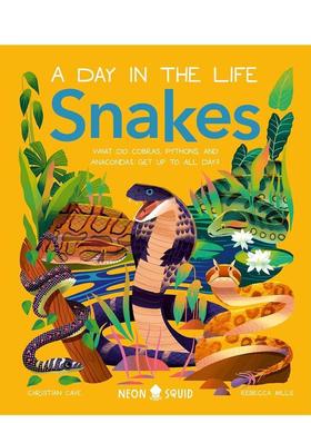 【预售】【动物的一天】蛇 【A Day in the Life】Snakes  原版英文儿童漫画