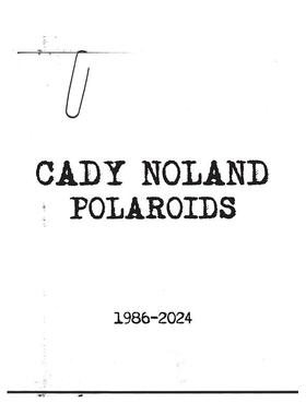 【预售】凯迪·诺兰：宝丽来摄影集 Cady Noland 原版英文摄影作品集 高古轩画廊图书