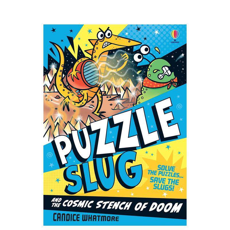 【预售】谜题鼻涕虫与末日臭气大冒险 Puzzle Slug and the Cosmic Stench of Doom 英文小说故事科普书 拓展阅读