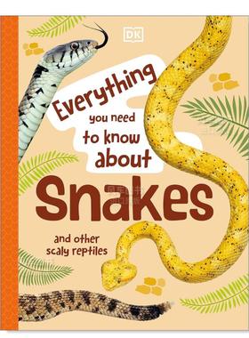 【预售】你需要知道的一切:蛇 Everything You Need to Know About Snakes英文儿童绘本原版图书外版进口书籍John Woodward