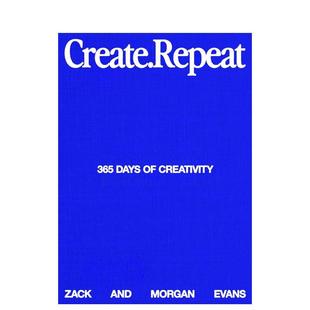 预售 原版 创造·循环：365天灵感练习手册 Repeat 英文生活综合图书 Create