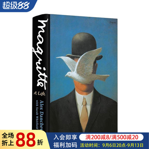 【现货】Magritte: A Life，马格利特图书