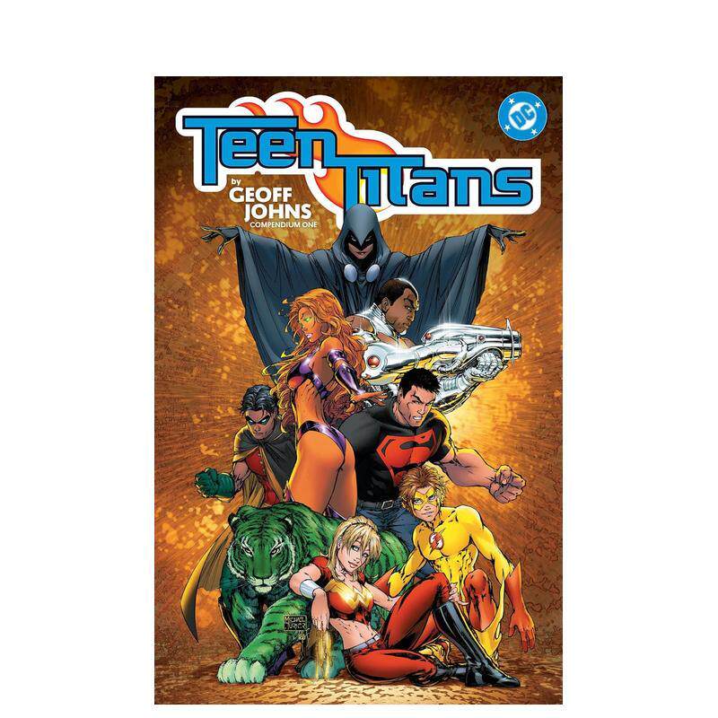 【预售】(预计4月出版)少年泰坦 by杰夫?琼斯 合集 苐1卷 Teen Titans by Geoff Johns Compendium One 原版英文漫画书