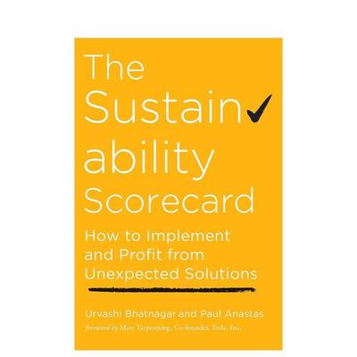【预售】可持续发展记分卡 The Sustainability Scorecard 原版英文商业行销 进口图书