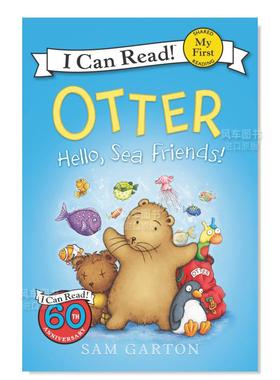 【现货】水獭:嗨 海洋朋友们! Otter: Hello, Sea Friends!英文儿童原版图书外版进口书籍Garton, Sam