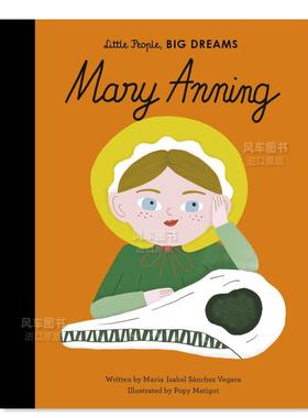 【现货】小人物大梦想系列玛丽·安宁 英文原版儿童人物传记绘本 Mary Anning(Little People, BIG DREAMS,58)励志故事3-6岁