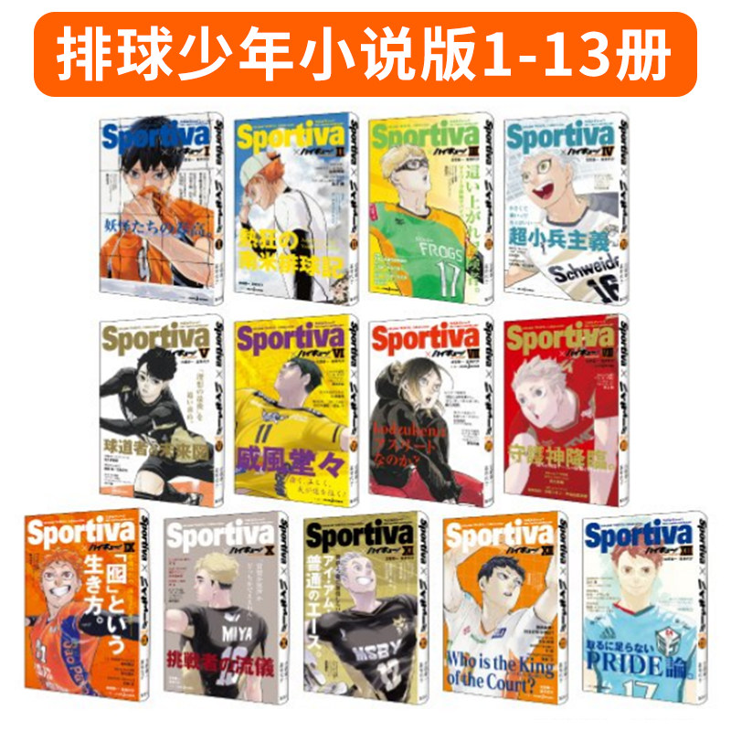 排球少年!!小说版1-13册(全套装)