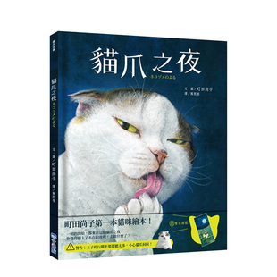 【现货】猫爪之夜(附书衣海报) 台版中文青少年读物原版繁体字儿童书籍猫咪主题绘本 町田尚子 日本绘本作家 小光点