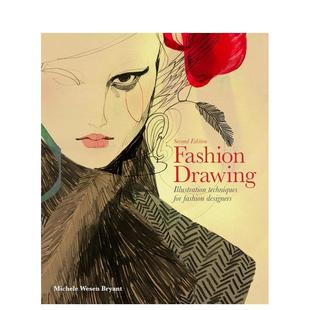 【预售】时尚绘图 第二版:时装设计师插画技巧 Fashion Drawing 原版英文服装设计图书