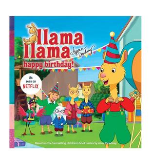 拉玛生日快乐 LLAMA HAPPY 原版 拉玛 BIRTHDAY 英文儿童绘本图书 现货