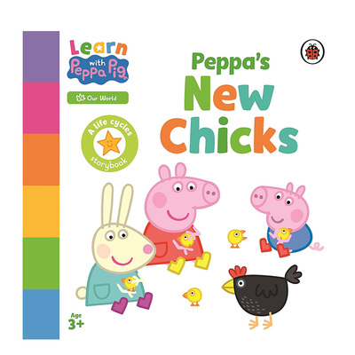 【预售】和佩奇一起学习：佩奇的新小鸡 Learn with Peppa: Peppa's New Chicks 原版英文儿童绘本
