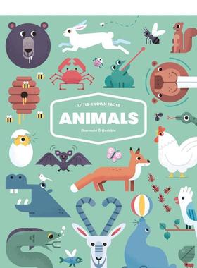 【现货】Little-known Facts罕为人知的事实 动物Animals 趣味知识英文儿童绘本书籍进口原版