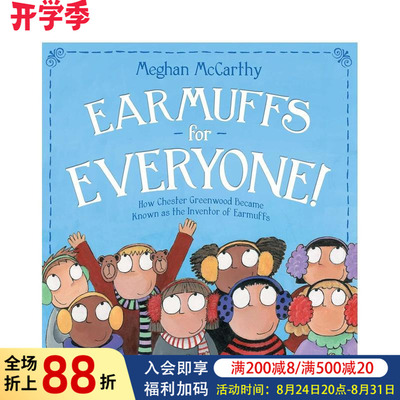 【现货】人人都有耳罩：耳罩发明家Greenwood Became的故事 Earmuffs for Everyone! 原版英文儿童绘本图书书籍