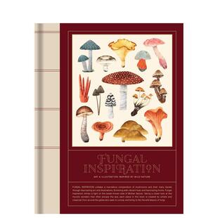 【现货】菌菇灵感:野生自然艺术插画 FUNGaL INSPIRaTION 原版英文艺术插画原画设定集图书