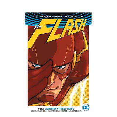 【预售】DC漫画 闪电侠 卷1：闪电两击(重生) The Flash Vol.1: Lightning Strikes Twice 英文漫画书原版进口美漫漫画图书籍