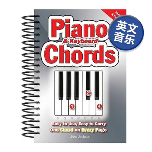【现货】Piano & Keyboard Chords 钢琴&电子琴和弦 英文原版音乐乐器学习书籍进口