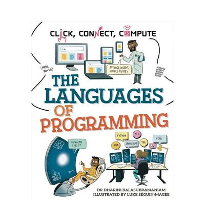 【现货】点击、连接、计算：编程语言 Click， Connect， Compute: The Languages of Programming 原版英文儿童绘本图书书籍