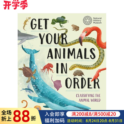 【预售】让你的动物井然有序：分类动物世界 Get Your Animals in Order: Classifying the Animal World 原版英文儿童绘本图书