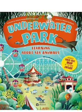 【预售】水下乐园：了解海洋动物 Underwater Park: Learning about Sea Animals 原版英文儿童绘本图书