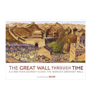穿越时空 英文儿童绘本图书书籍 原版 Great 现货 DK全景百科 Wall 长城 Time Panorama Through The